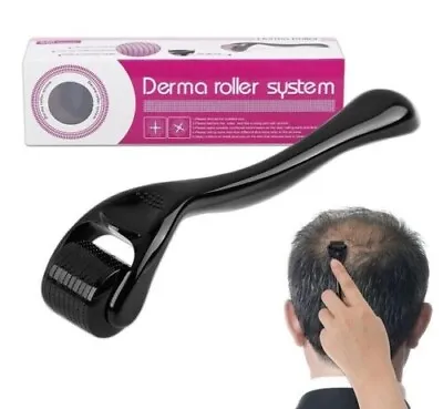 Beard Derma Roller For Hair Loss Beard Growth  Titanium Fast Shipping • $8.99