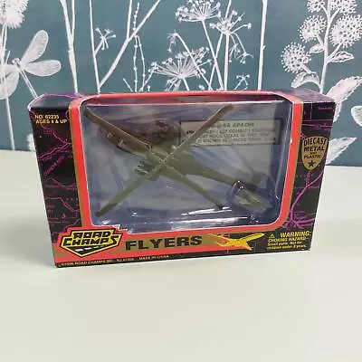 Road Champs Flyers AH-64A Apache 1:100 Model Helicopter Aircraft • £14.99