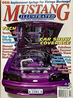 Mustang Illustrated Magazine September 1996 • $8.99