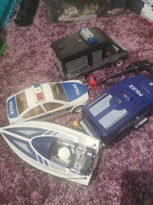 £22 • Buy Playmobil Bundle Job Lot Police Boat Car Van Truck