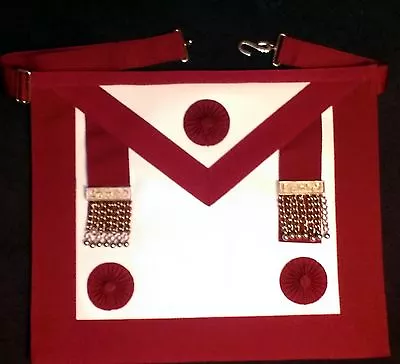 £29.50 • Buy Masonic Craft Provincial Stewards Apron With Rosettes  [Leather]