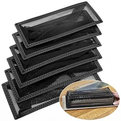 6 Pack 4x10 Floor Register Trap Cover Screen Air Vent Cover Mesh Filter For Home • $20.82