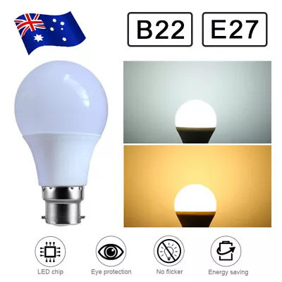 LED Bulb Light Cool/Warm White E27/B22 Globe Lamp Bayonet Screw Home 6X/10X • $28