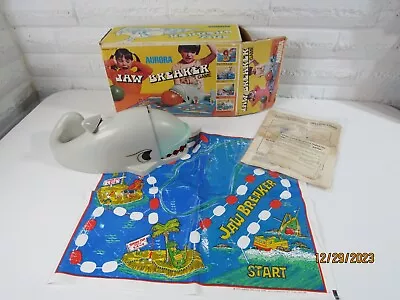 Vintage 1976 Aurora JAW BREAKER Shark Game In Package Rare Missing Characters • $29.99