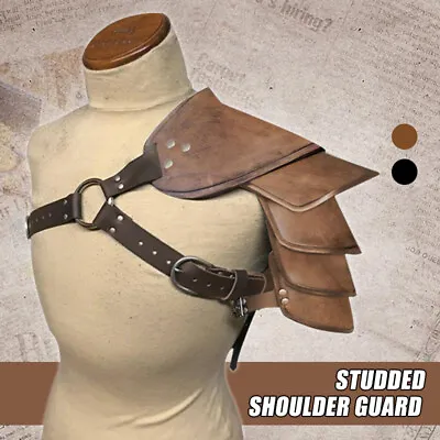 Medieval Costume Single Shoulder Armor Gladiator Knight Pauldrons Cosplay • $24.97