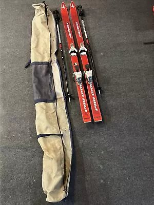 Kneissl Red Star Ski With Scott Ski Poles + Salomon Ski Bindings + Travel Bag • $100