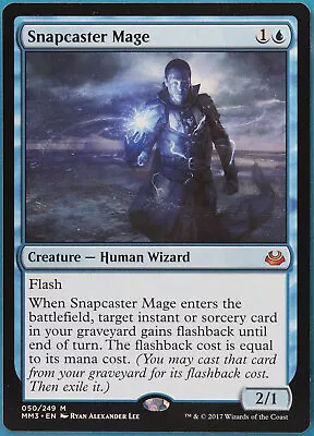 Snapcaster Mage Modern Masters 2017 NM Blue Mythic Rare CARD (394816) ABUGames • $20.35