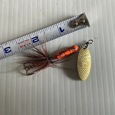 Vintage Worden's No 3 Crawdad Rooster Tail  Spinner Fishing Lure • $3.79