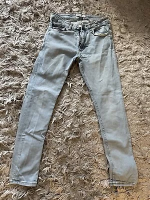 ZARA Man Pre-Owned Light Blue Skinny Jeans Stretch W31 X L30  • $10