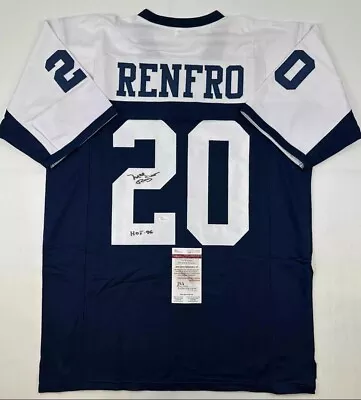 Mel Renfro Autographed HOF 96 Dallas Cowboys Throwback Jersey JSA Authenticated  • $59.99