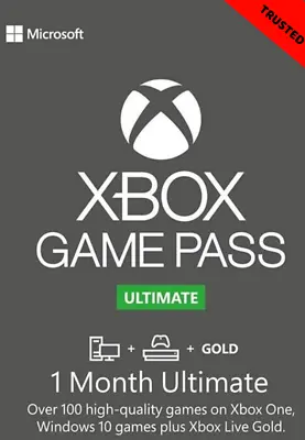 Xbox Game Pass Ultimate 1 Month US Only + Live Gold Membership • $11.69