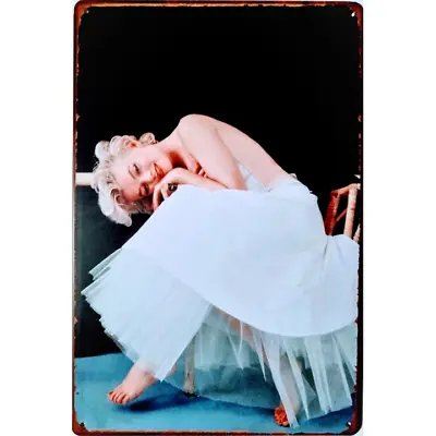 Marilyn Monroe Metal Sign 12  X 8  (Reprint) The Ballerina Sessions 2 • $13.50