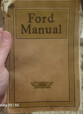 1914 FORD Model T Auto Car Manual ORIGINAL • $125