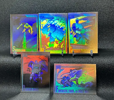 1991 Marvel Universe Series 2 - Complete Hologram Set #H1-H5 • $49.99