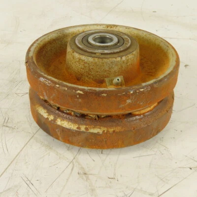 $29.24 • Buy V-Groove 6 X 2-1/2  Cast Iron Caster Wheel W/Bearing, 3/4  Bore