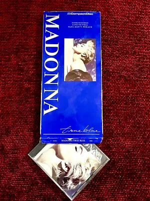 MADONNA TRUE BLUE ORIGINAL 1986 LONGBOX CD RELEASE 1st EDITION PROMO BOX LP LOT • $350