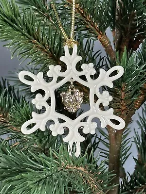 Lenox Twelve Gifts Of Christmas 4 Four Calling Birds Snowflake 12 Days Ornament • $18.02