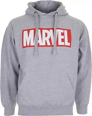 £24.99 • Buy Marvel Men's Hoodie Sweatshirt Comic Core Logo Official Size: XL Grey