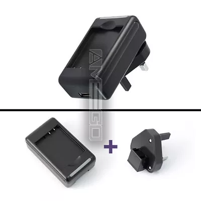 UK Universal Battery Charger With USB OUTPUT For Samsung Galaxy Ace 2 (GT-I8160) • £5.56