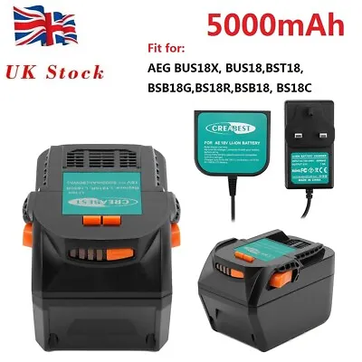 £40.89 • Buy 3.0AH/5.0AH 18V Li-ion Battery For AEG M1830R B1814G B1817G B1820R B1830R BUS18