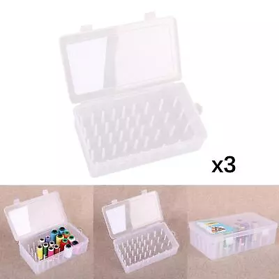 3pcs Large Sewing Thread Storage Box Case Holder Organiser Crafting Holder • $39.51