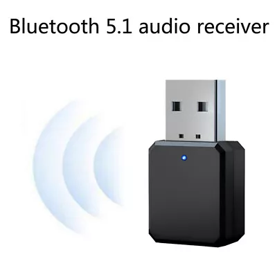 USB Wireless Bluetooth Receiver 3.5mm AUX Audio Stereo Music Home Car Adapter • $8.22