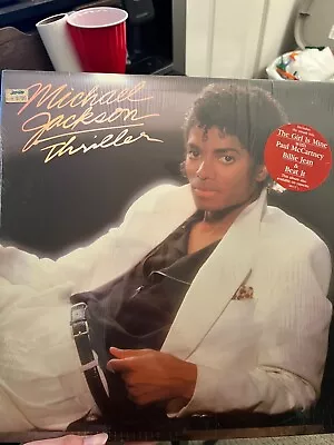 Extreme Rare Michael Jackson – Thriller Vinyl LP 1982 Epic–38112 1st US Press • $499