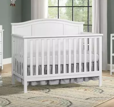 Cunas Para Bebes 4 En 1 Convertible Cama Para Niños Marco Baby Crib Wood White • $253.97