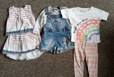 £0.99 • Buy Girls Minnie Mouse Summer Outfit Bundle X3 18-24 Months