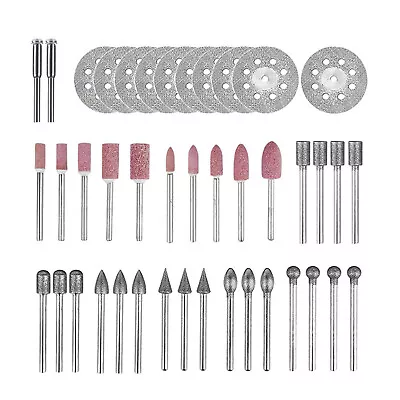 42x Diamond Grinding Cutting Carving Bit Set For Dremel Rotary Tool Stone Glass • $17.27