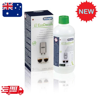 $31.79 • Buy DeLonghi Descaler Cleaner EcoDecalk Coffee Cleaning Solution 500ml (DLSC500)