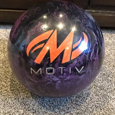 Motiv-Octane -15 Lb. Purple Bowling Ball; Drilled • $19.99