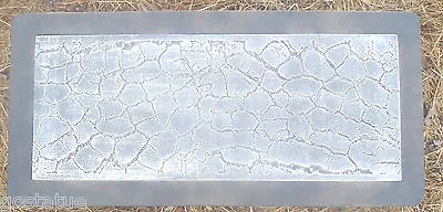 Cobblestone Bench Mold Concrete .150 Abs Plastic Casting Mould 31  X 14  X 2.5  • $149.95