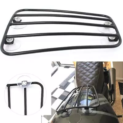 Black Luggage Rack Front Fuel Tank Cargo Shelf Baggage Carrier Bracket Motorbike • $28.21