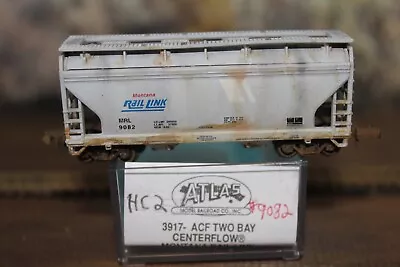 ATLAS N Scale ACF 2-bay Hopper Montana Rail Link # 9082 • $8.95