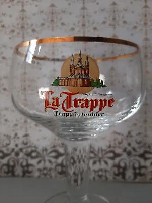 * Ancien Verre à Bière*🏵 LA TRAPPE  🏵* 0.25L (Bord Doré) • $8.82