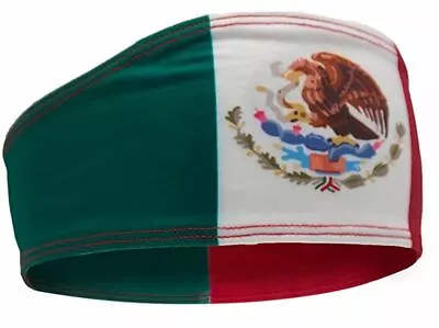 International Tie Mexico Flag Nonslip Elastic Sports Headband For Men And Women • $13.99