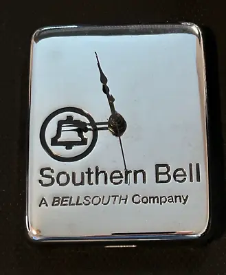 Vintage Chrome SOUTHERN BELL Pay Phone Vault Door Customized With Clock IT Works • $49.95