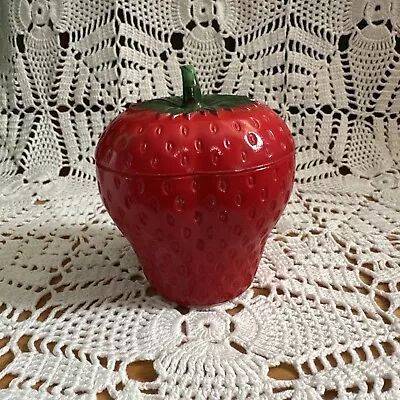 Vintage Hazel Atlas Strawberry Jam Jelly Jar! • $1