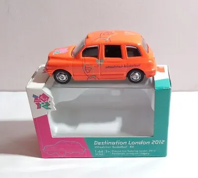 Corgi London 2012 Olympics 1:64 Austin Taxi - #4 Wheelchair Basketball - Ty66105 • £4.50