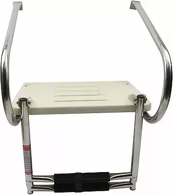 Boat Ladder 2 Step Swim Polyethylene Inboard/Outboard Platform Stainless Marine • $109.89