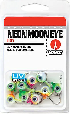 VMC Neon Moon Eye Jig UV Kit Walleye Bass Perch & Panfish Jig Fishing Tackle • $13.08