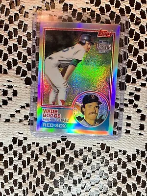 1999 Topps Archives RC  Refractor 1983 Topps Wade Boggs #498 • $5.99