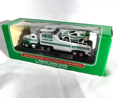 2001 Miniature Hess Racer Transport - New In Box • $9.99