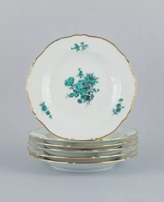 Meissen Germany A Set Of Six  Neu Marseille  Dinner Plates In Porcelain. • $750