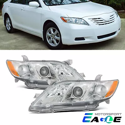 For 2007-2009 Toyota Camry Chrome Factory Style Projector Headlights Replacement • $73.98