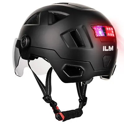 ILM Smart Bike E-bike Helmet Brake Warning LED Light Control NTA8776 CE Adult • $59.99