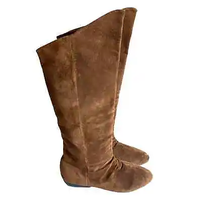 Vintage Suede Pirate Boots 7 • $46