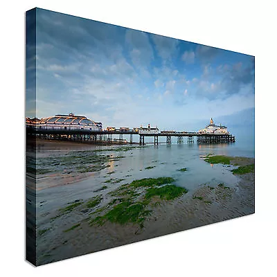 Eastbourne Pier At Dusk Canvas Wall Art Print • £21.98
