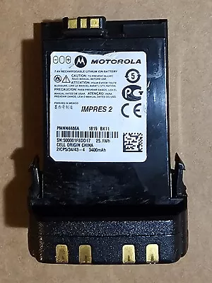 OEM Motorola PMNN4486A IMPRES 2 3400mAh Li-Ion Rugged 2 Way Radio Battery • $44.99